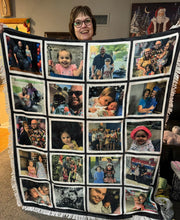 Load image into Gallery viewer, Personalized Plush Photo Blanket
