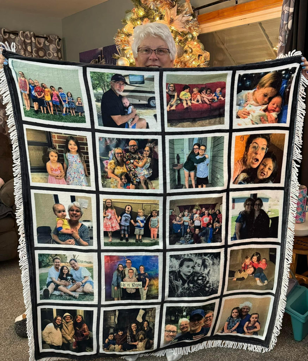 Personalized Plush Photo Blanket