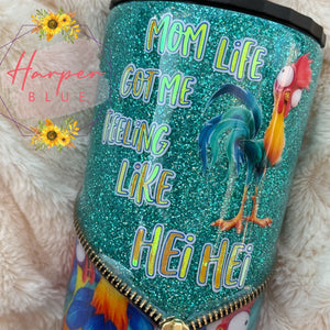 34oz Straw tumbler- Going Crazy Hei Hei