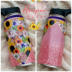 32oz Spring Floral hydro bottle